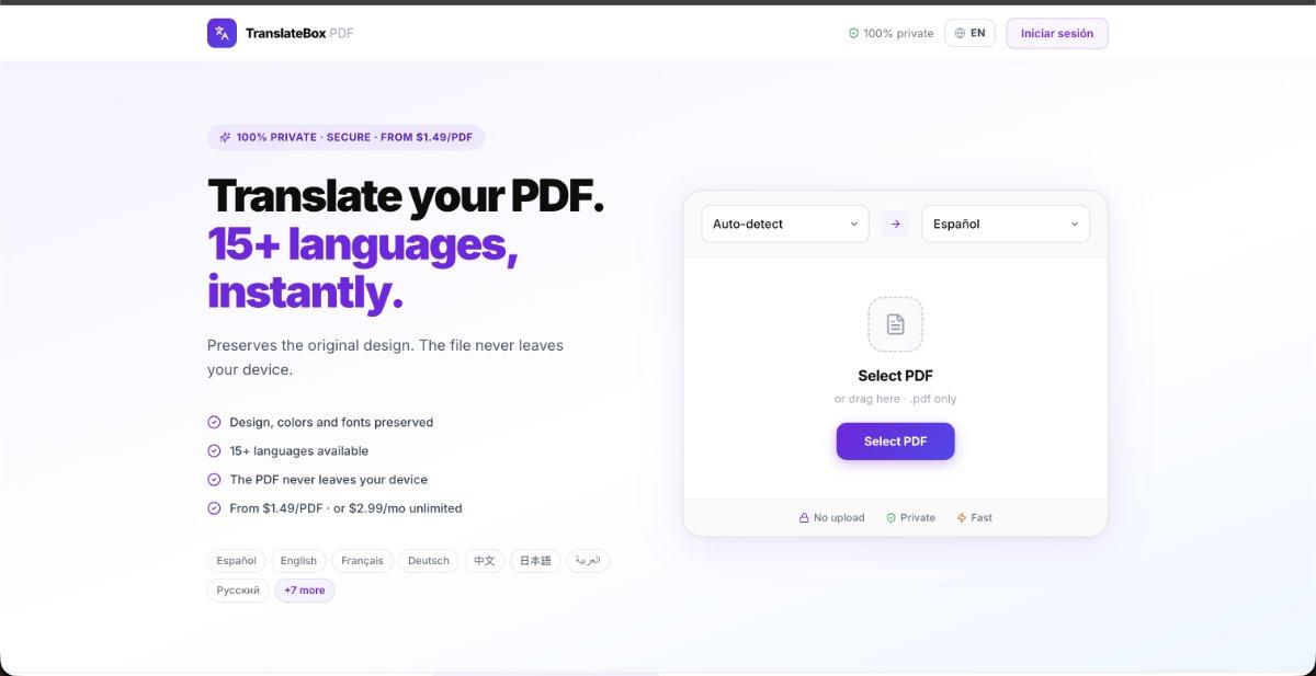 Translate box pdf